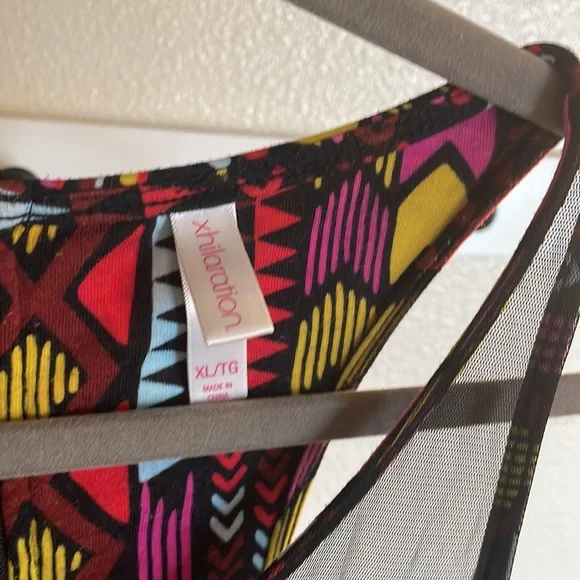 Xhilaration Funky Vibrant Minidress (size XL) - Picture 3 of 3